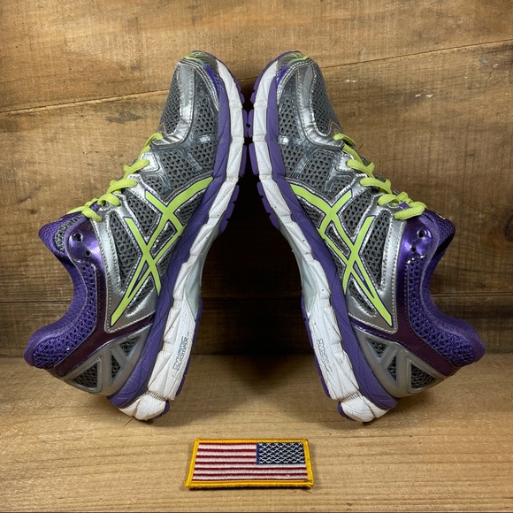 ASICS Gel-Kayano 21 | Women’s | Blue Yellow - Picture 6 of 8